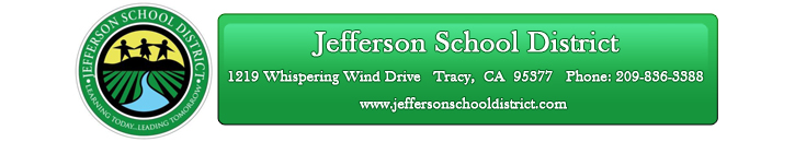 Jefferson School District - Tracy Logo