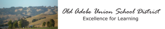 Old Adobe Union School District (Petaluma) Logo